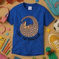 Save The Pangolins Gift Wildlife Conservation Gift Kids T-Shirt thumb 3