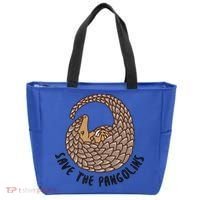 Save The Pangolins Gift Wildlife Conservation Gift Tote Bag thumb 0