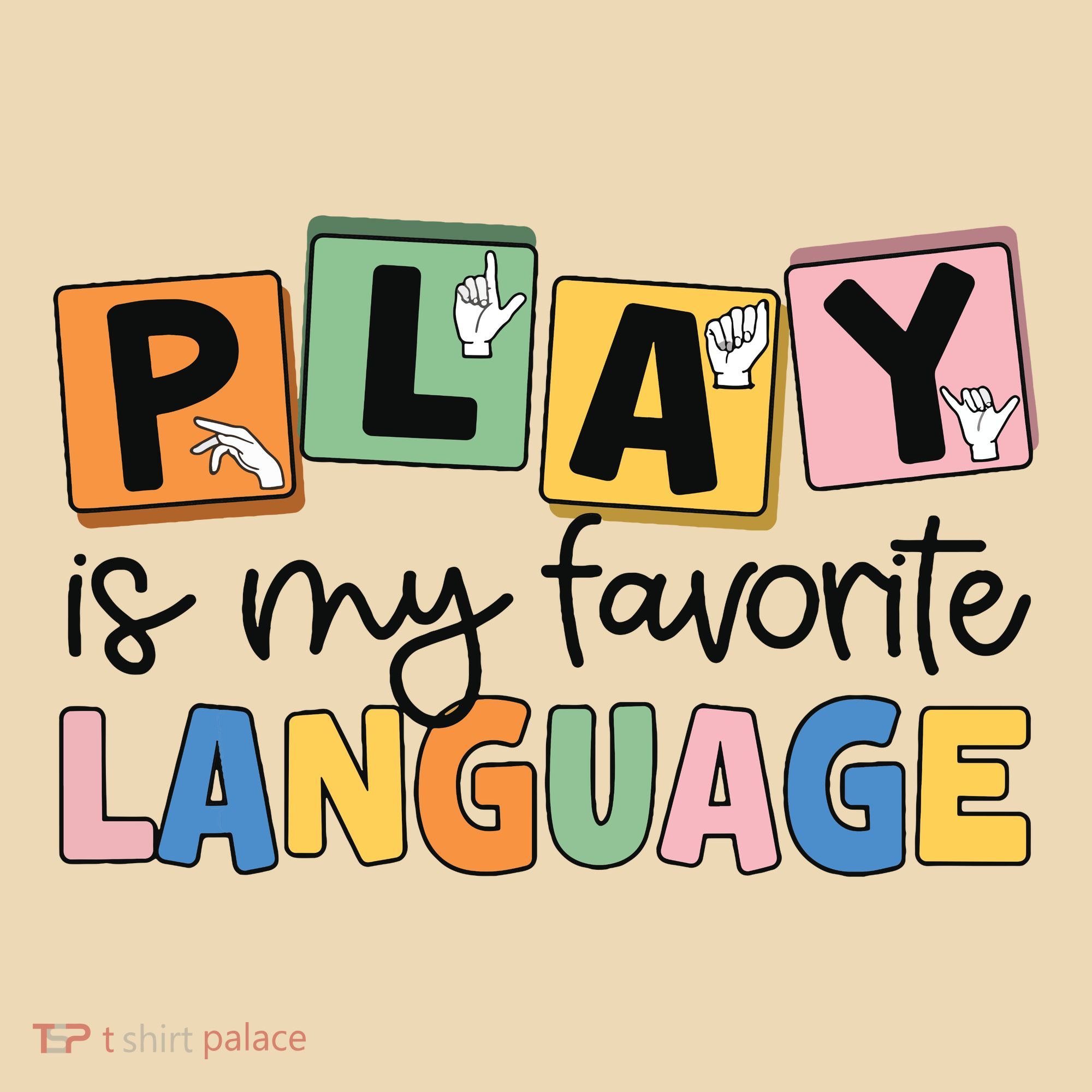 Speech Therapy Play Is My Favorite Language Slp Tote Bag