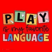 Speech Therapy Play Is My Favorite Language Slp Santa Hat thumb 1