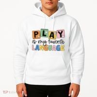 Speech Therapy Play Is My Favorite Language Slp Hoodie thumb 2