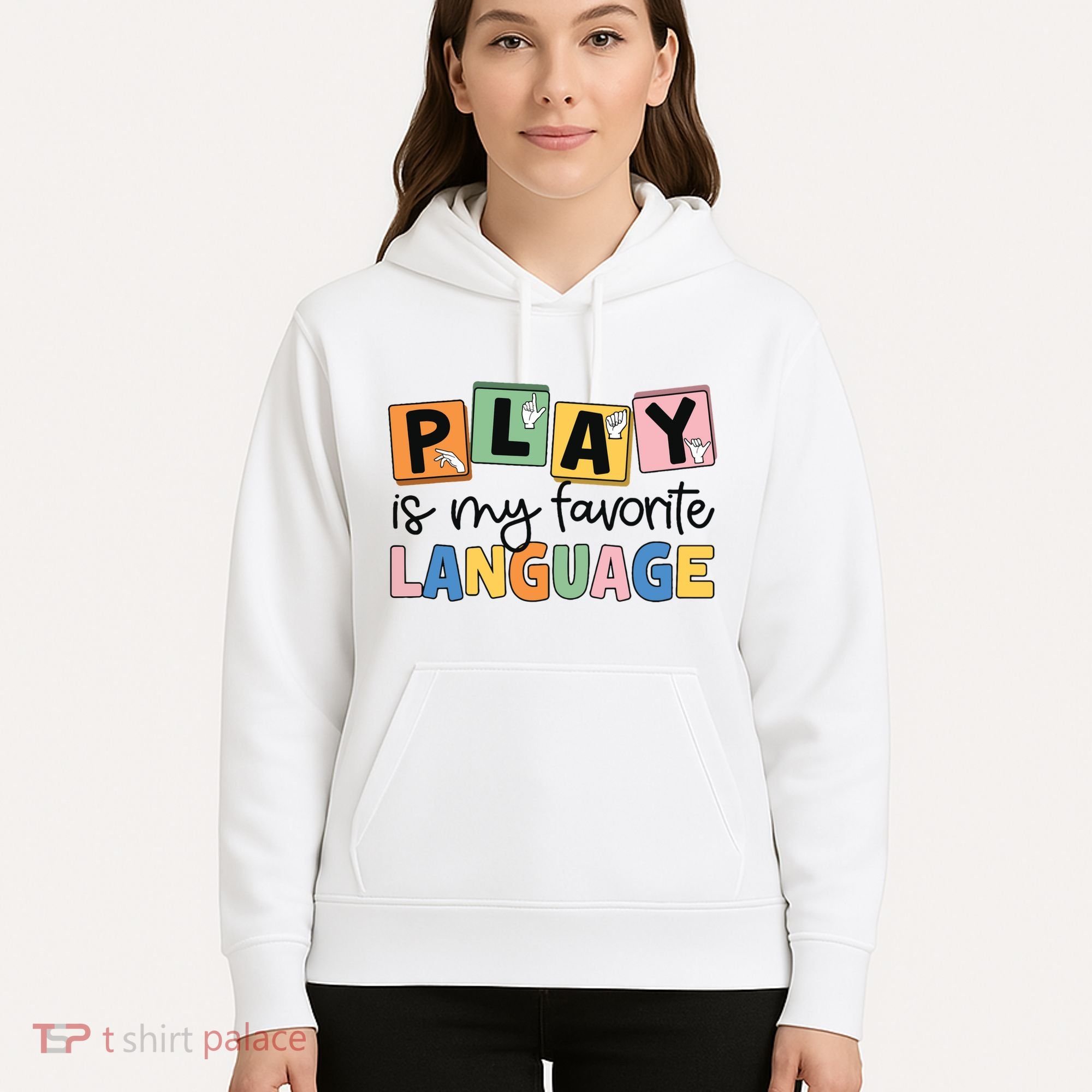 Speech Therapy Play Is My Favorite Language Slp Hoodie