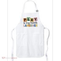 Speech Therapy Play Is My Favorite Language Slp Apron thumb 0