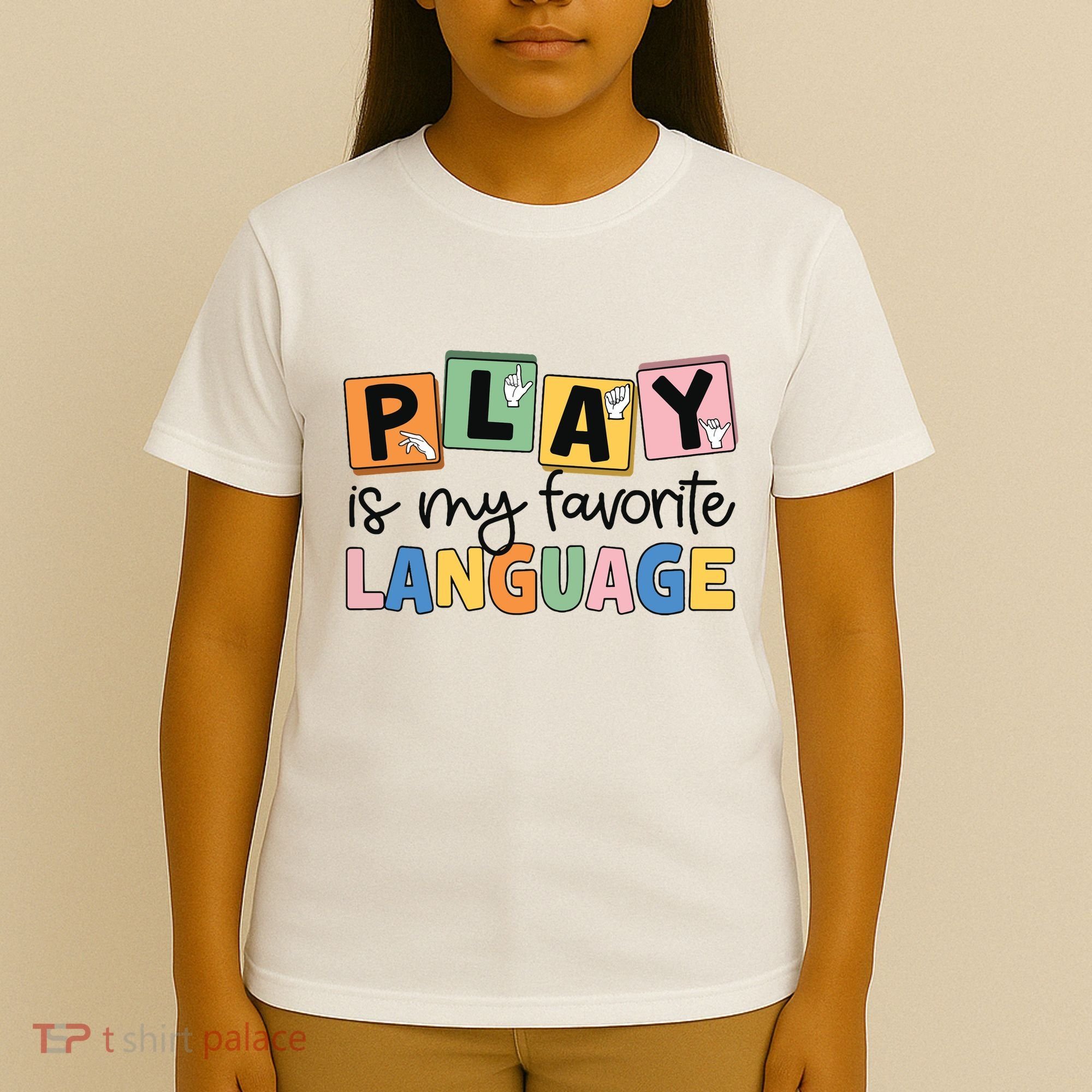 Speech Therapy Play Is My Favorite Language Slp T-Shirt
