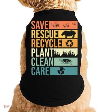 Save The Planet Climate Change Earth Day Doggie Tank