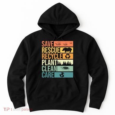 Save The Planet Climate Change Earth Day Hoodie