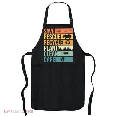 Save The Planet Climate Change Earth Day Apron