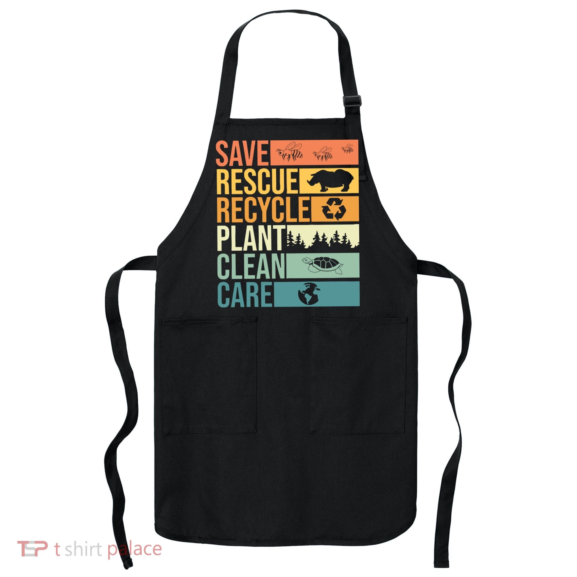 Save The Planet Climate Change Earth Day Apron
