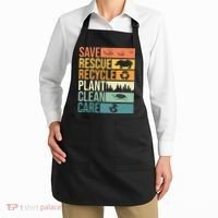 Save The Planet Climate Change Earth Day Apron thumb 2