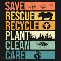 Save The Planet Climate Change Earth Day Bucket Hat thumb 4