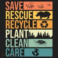 Save The Planet Climate Change Earth Day Beanie thumb 2