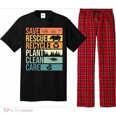 Save The Planet Climate Change Earth Day Pajama Set
