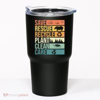 Save The Planet Climate Change Earth Day Tumbler thumb 0