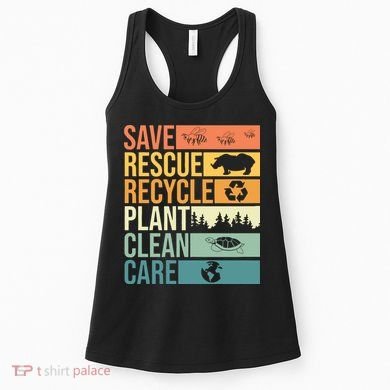 Save The Planet Climate Change Earth Day Women's Tank Top
