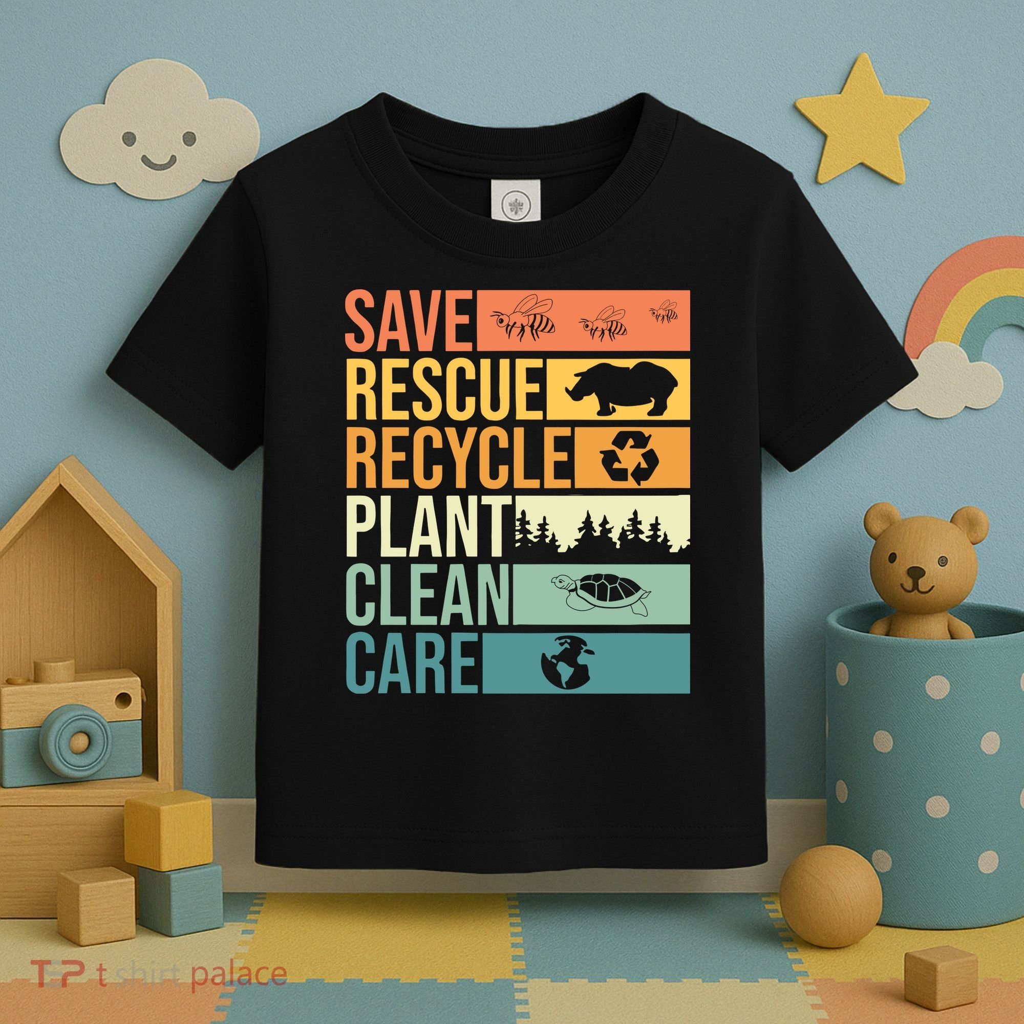 Save The Planet Climate Change Earth Day Toddler T-Shirt