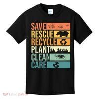 Save The Planet Climate Change Earth Day Kids T-Shirt thumb 0