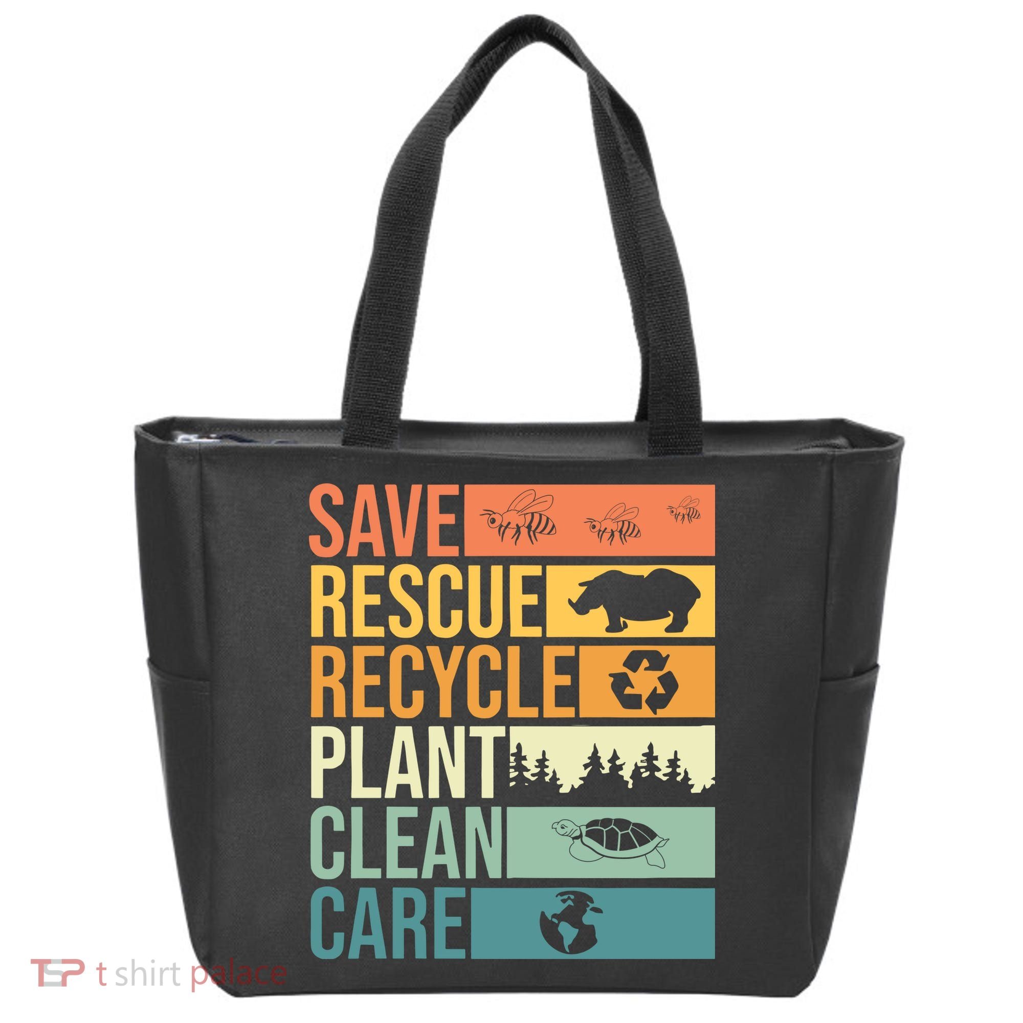 Save The Planet Climate Change Earth Day Tote Bag