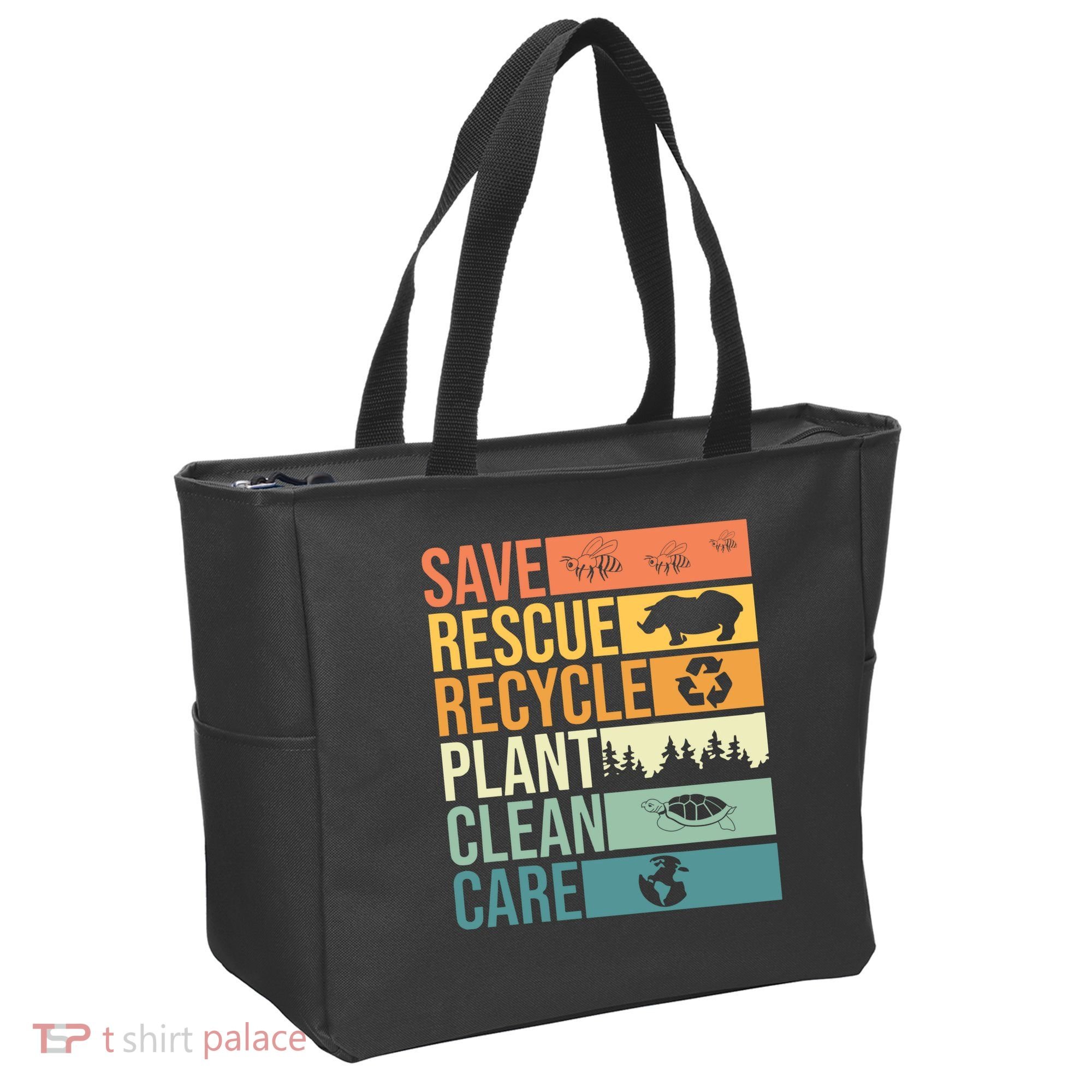 Save The Planet Climate Change Earth Day Tote Bag