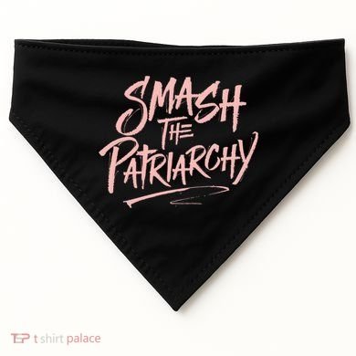 Smash The Patriarchy Meaningful Gift 'S Rights Gift Resist USA-Made Doggie Bandana