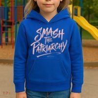 Smash The Patriarchy Meaningful Gift 'S Rights Gift Resist Kids Hoodie thumb 3