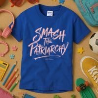 Smash The Patriarchy Meaningful Gift 'S Rights Gift Resist Kids T-Shirt thumb 3