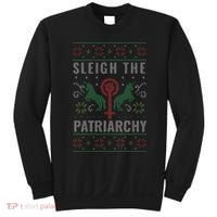 Sleigh the Patriarchy Feminist Sweatshirt thumb 0