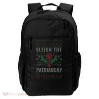 Sleigh the Patriarchy Feminist Backpack thumb 0