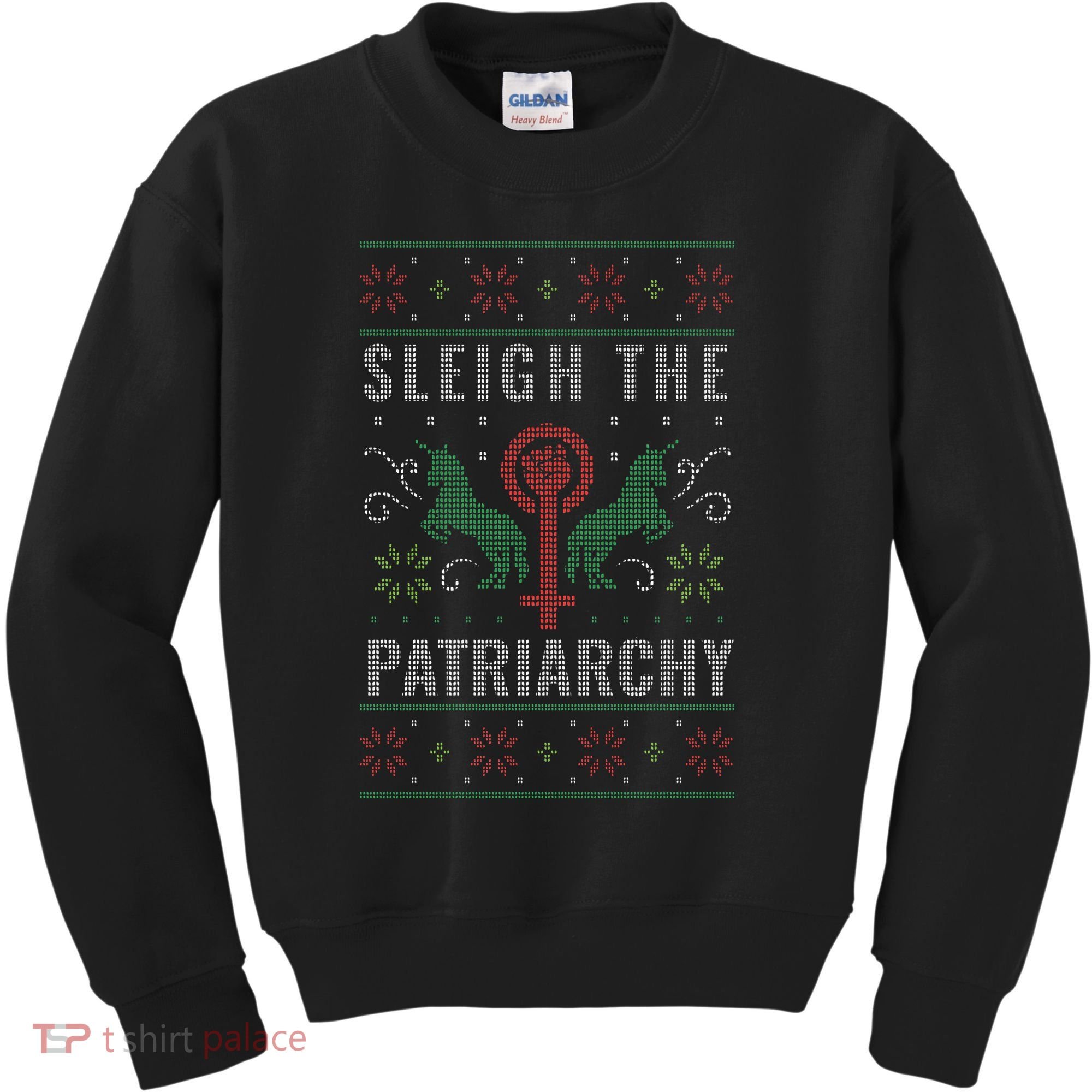 Sleigh the Patriarchy Feminist Kids Sweatshirt