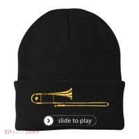 Slide To Play Funny Trombone Beanie thumb 0