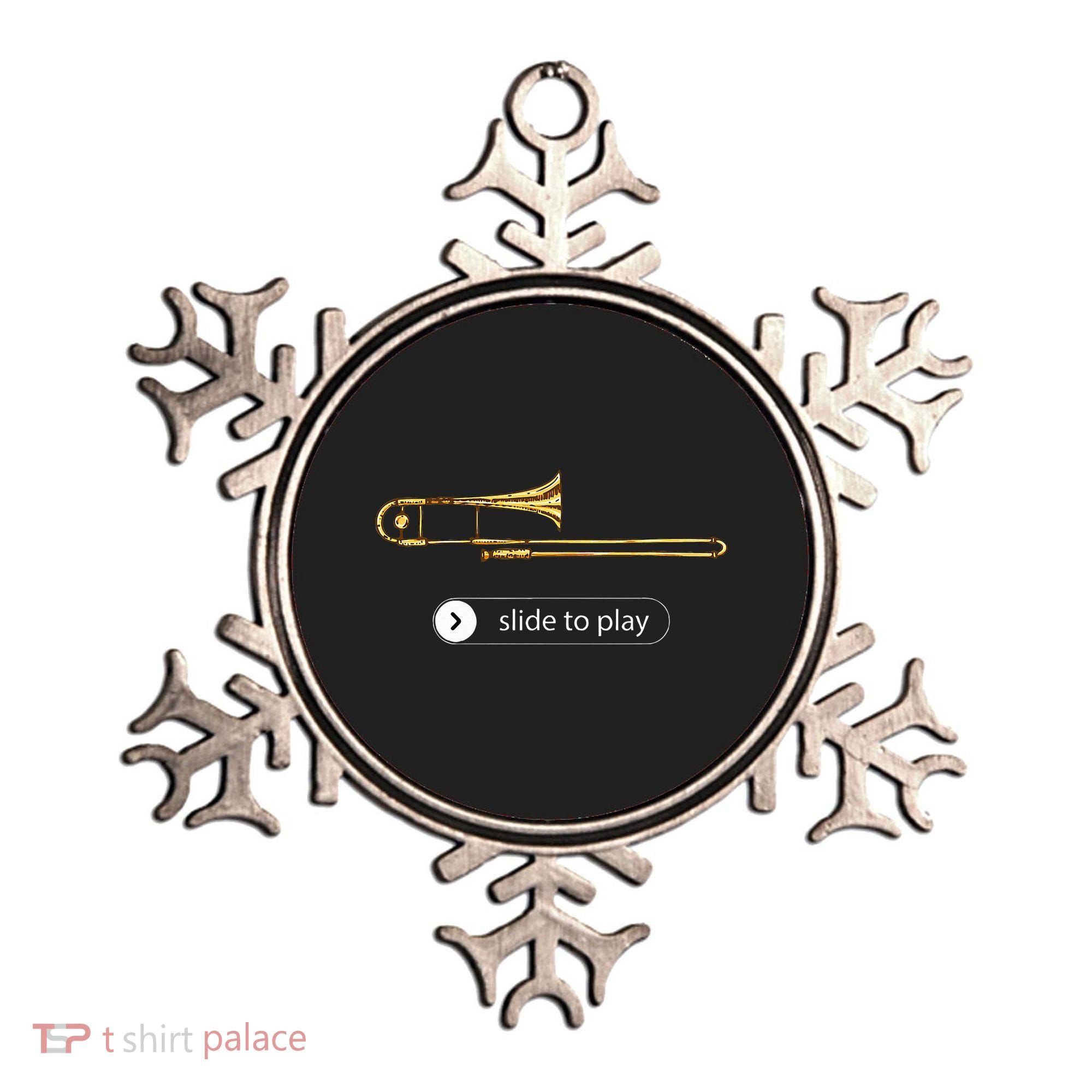 Slide To Play Funny Trombone Ornament