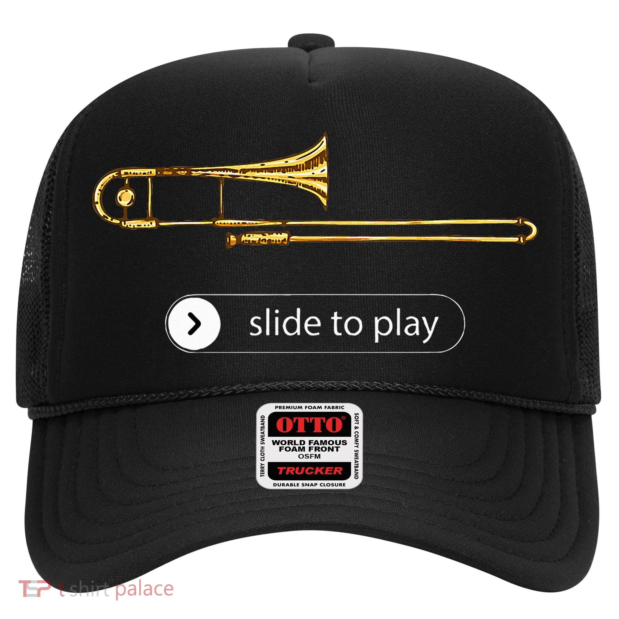 Slide To Play Funny Trombone Hat