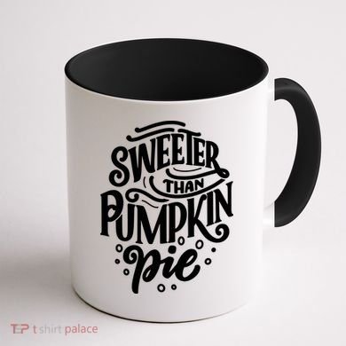 Sweeter Than Pumpkin Pie Coffee Mug back