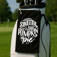 Sweeter Than Pumpkin Pie Golf Towel thumb 2