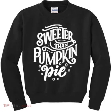 Sweeter Than Pumpkin Pie Kids Sweatshirt