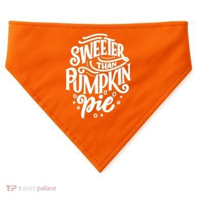 Sweeter Than Pumpkin Pie USA-Made Doggie Bandana