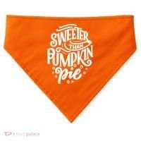 Sweeter Than Pumpkin Pie USA-Made Doggie Bandana thumb 0