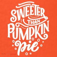 Sweeter Than Pumpkin Pie USA-Made Doggie Bandana thumb 2