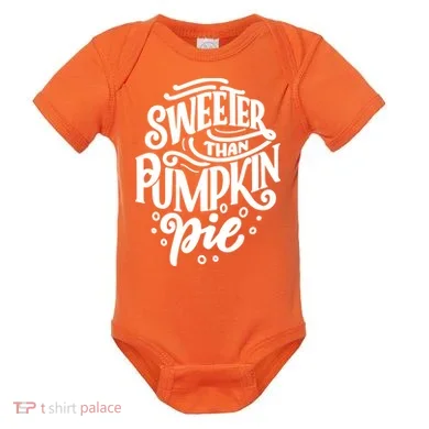 Sweeter Than Pumpkin Pie Baby Bodysuit