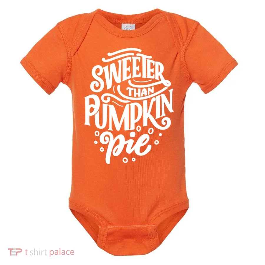 Sweeter Than Pumpkin Pie Baby Bodysuit