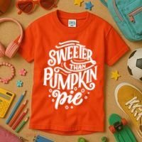 Sweeter Than Pumpkin Pie Kids T-Shirt thumb 3