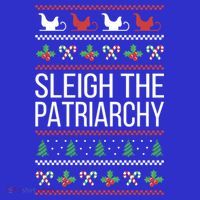 Sleigh The Patriarchy Feminist Christmas Lover Cute Gift Mousepad thumb 1