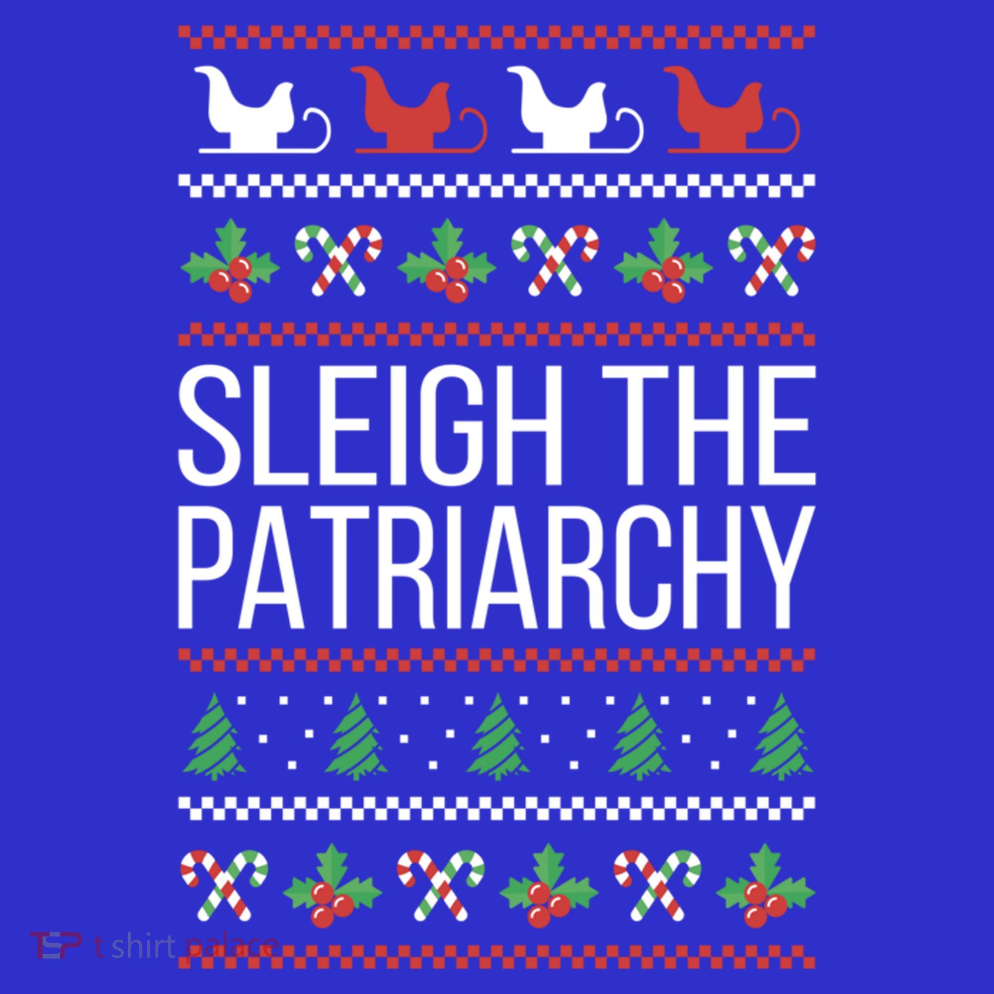 Sleigh The Patriarchy Feminist Christmas Lover Cute Gift Women's Tank Top