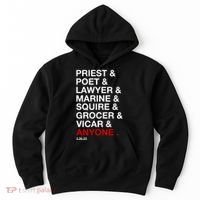 Sweeney Todd Priest Poet Lawyer Marine Squire Grocer Vicar Anyone Hoodie thumb 0