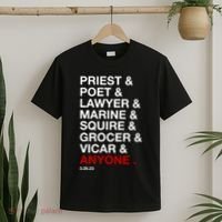 Sweeney Todd Priest Poet Lawyer Marine Squire Grocer Vicar Anyone T-Shirt thumb 2