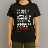 Sweeney Todd Priest Poet Lawyer Marine Squire Grocer Vicar Anyone T-Shirt thumb 4