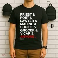 Sweeney Todd Priest Poet Lawyer Marine Squire Grocer Vicar Anyone T-Shirt thumb 6