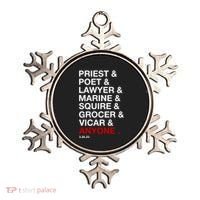 Sweeney Todd Priest Poet Lawyer Marine Squire Grocer Vicar Anyone Ornament thumb 0