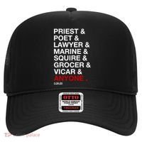 Sweeney Todd Priest Poet Lawyer Marine Squire Grocer Vicar Anyone Hat thumb 0