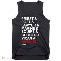 Sweeney Todd Priest Poet Lawyer Marine Squire Grocer Vicar Anyone Tank Top thumb 0