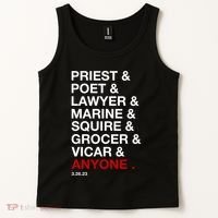Sweeney Todd Priest Poet Lawyer Marine Squire Grocer Vicar Anyone Tank Top thumb 2